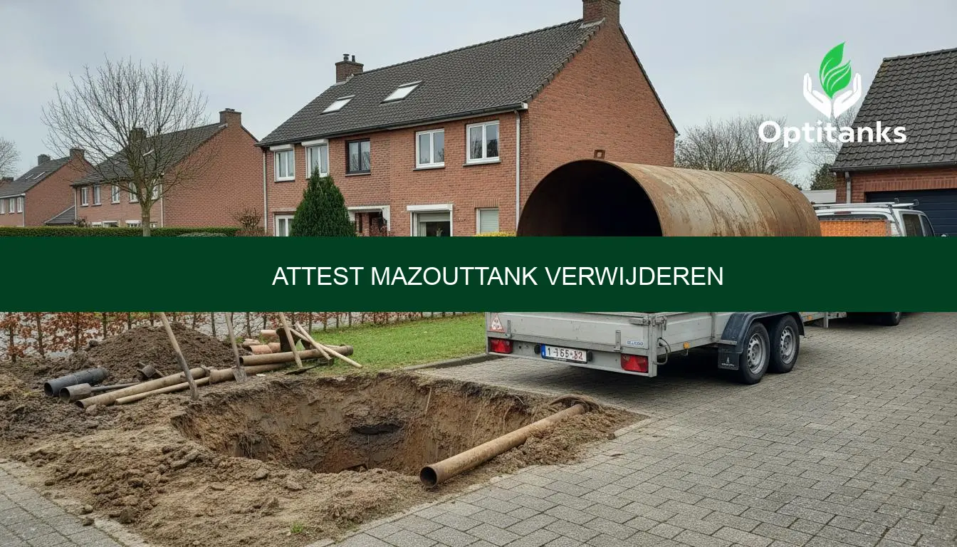 Attest mazouttank verwijderen: prijs, regels en attest