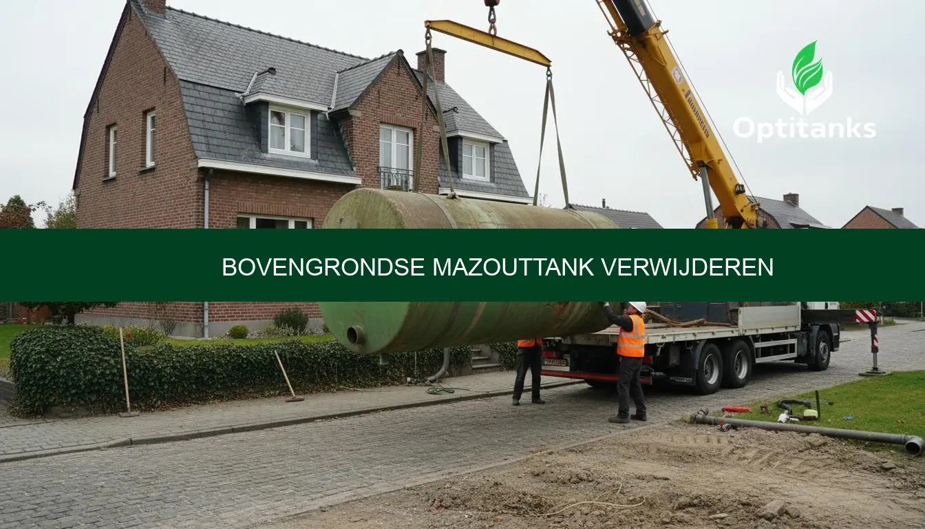 Bovengrondse mazouttank verwijderen: prijs en regels
