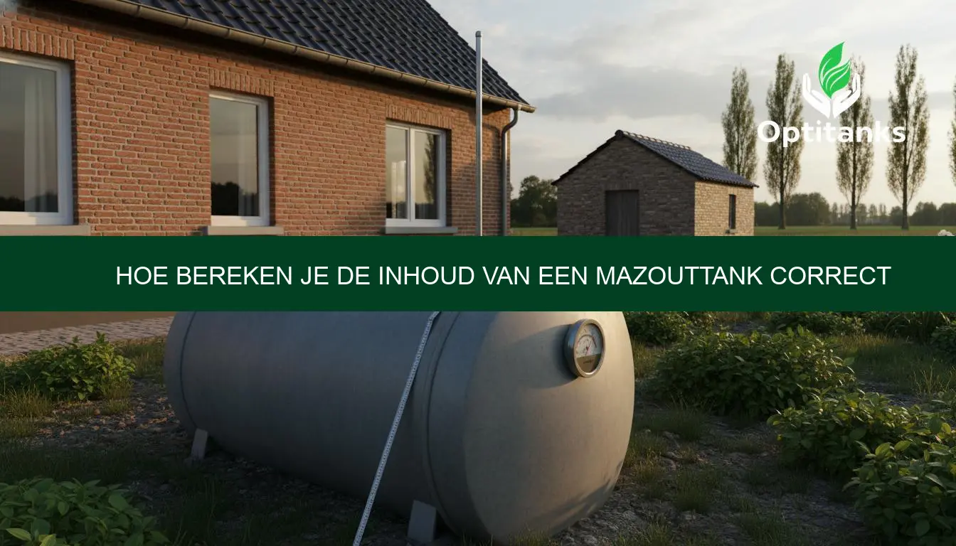 Hoe bereken je de inhoud van een mazouttank correct