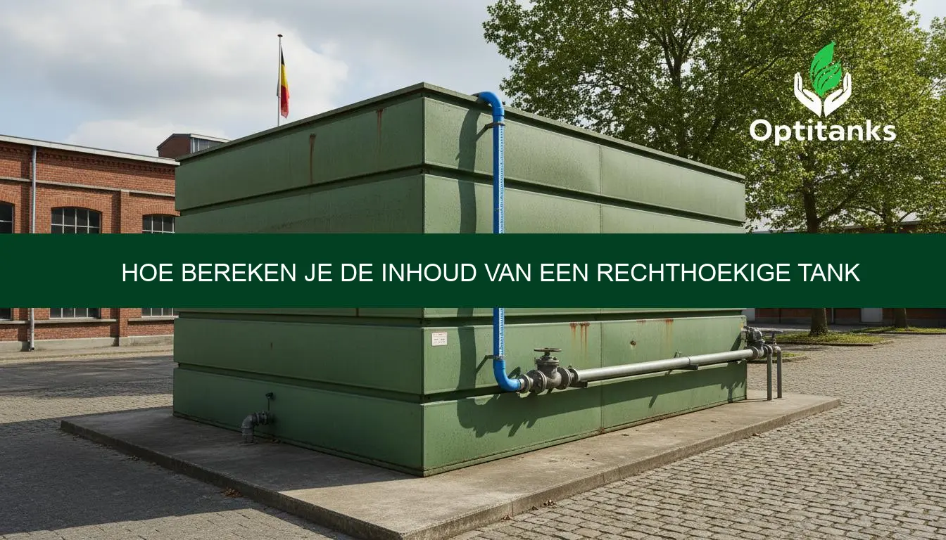 Hoe bereken je de inhoud van een rechthoekige tank
