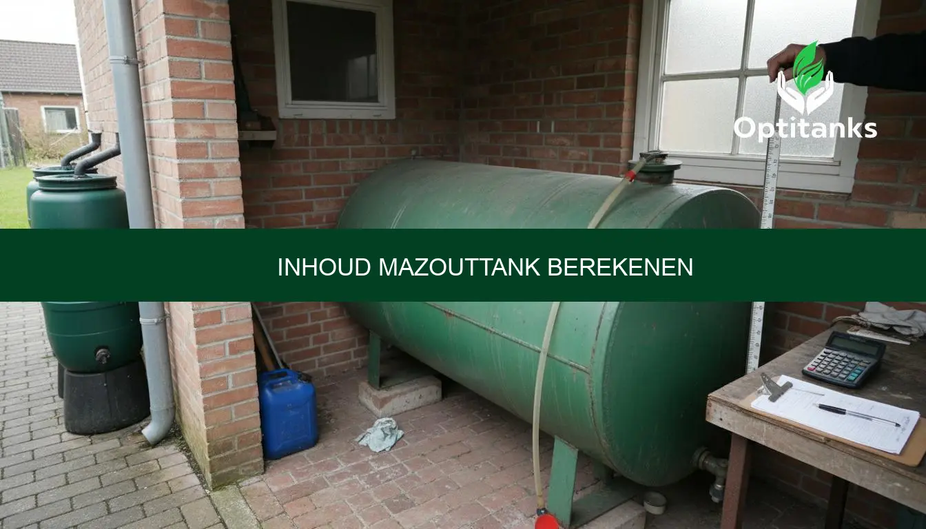 Inhoud mazouttank berekenen in liters