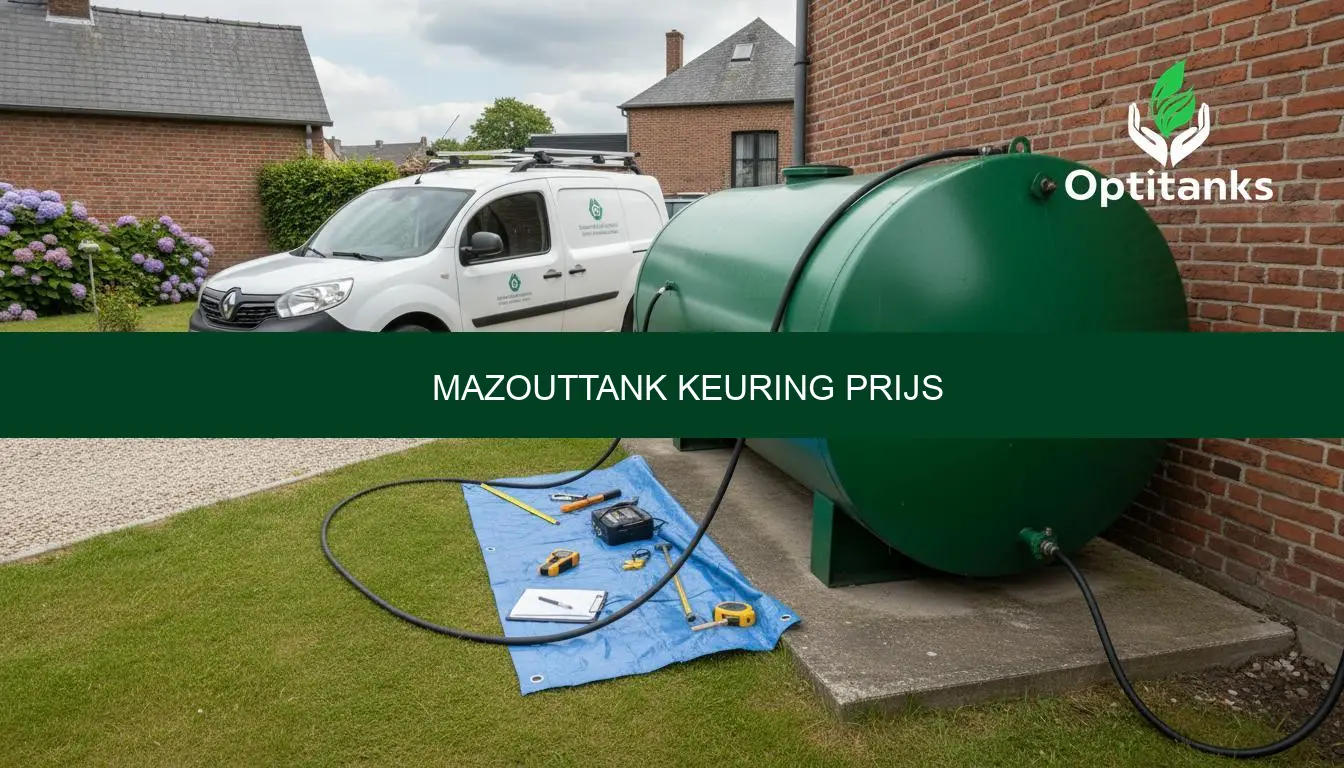 Mazouttank keuring prijs: tarieven en uitleg