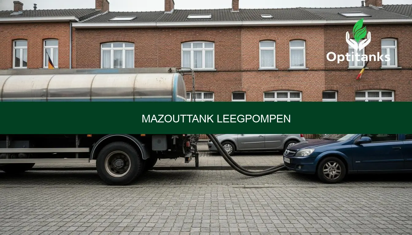 Mazouttank leegpompen: prijs en werkwijze
