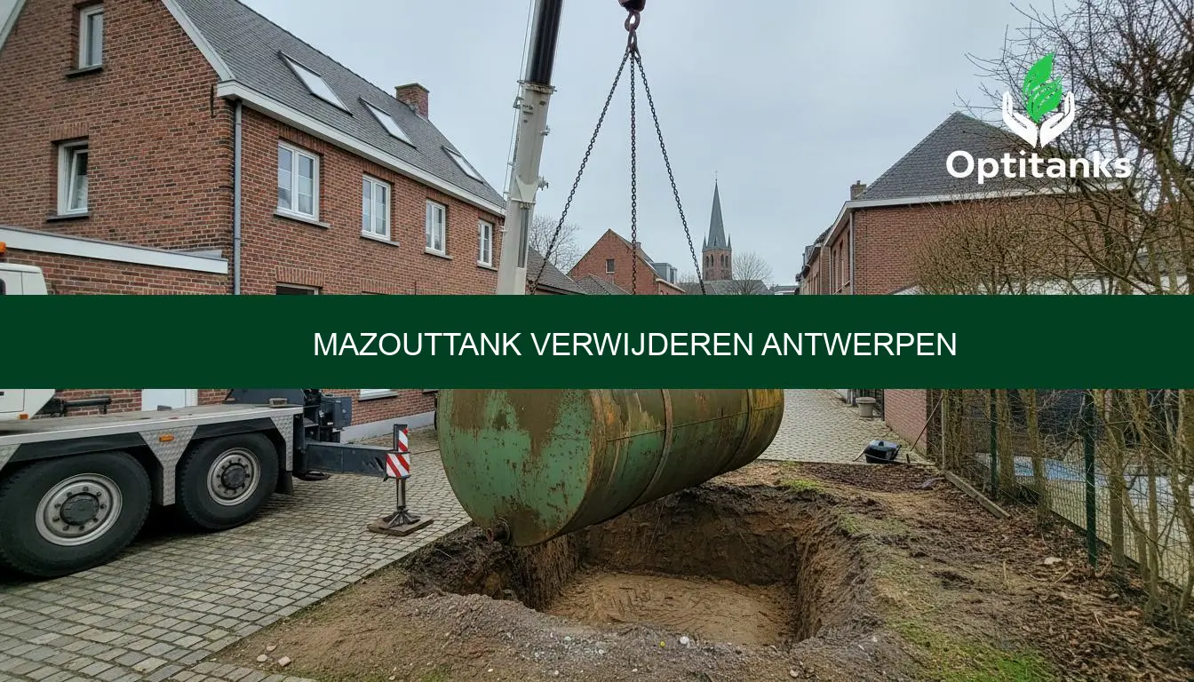 Mazouttank verwijderen Antwerpen: prijs en aanpak