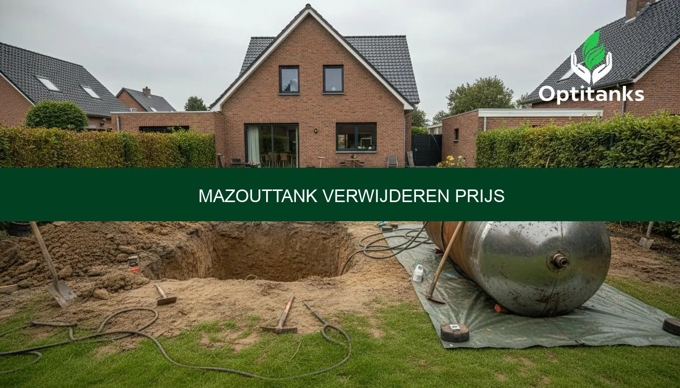 Mazouttank verwijderen prijs: kosten en uitleg