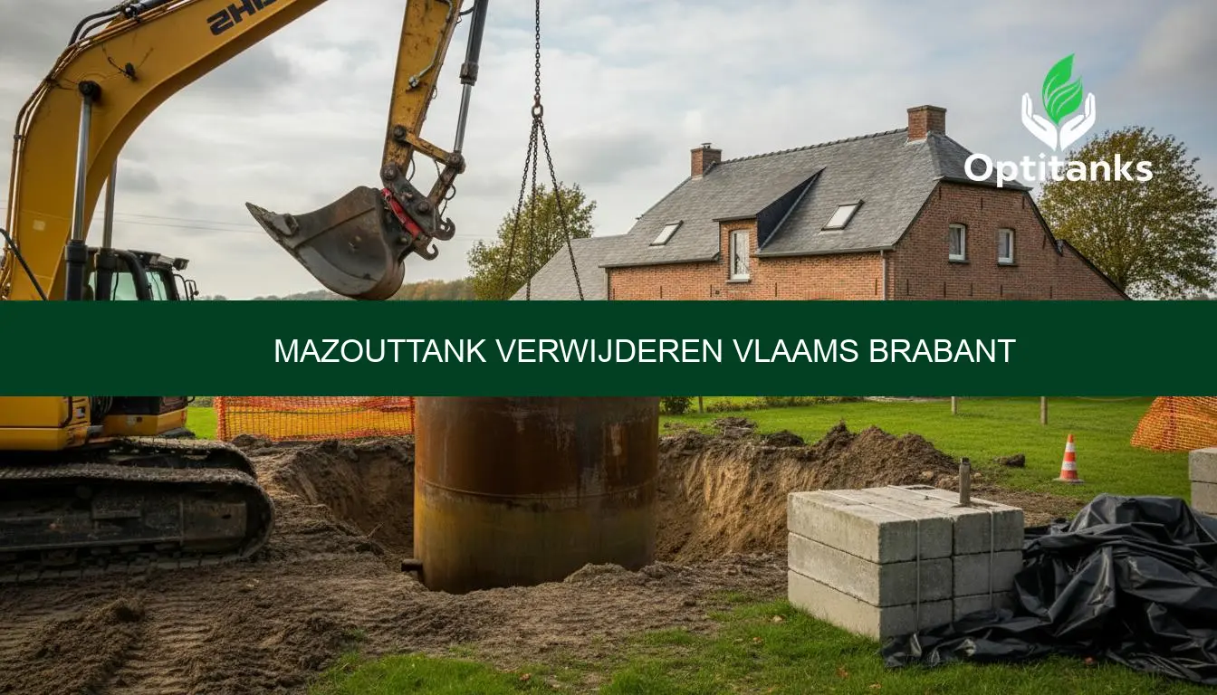 Mazouttank verwijderen in Vlaams-Brabant: prijs en werkwijze