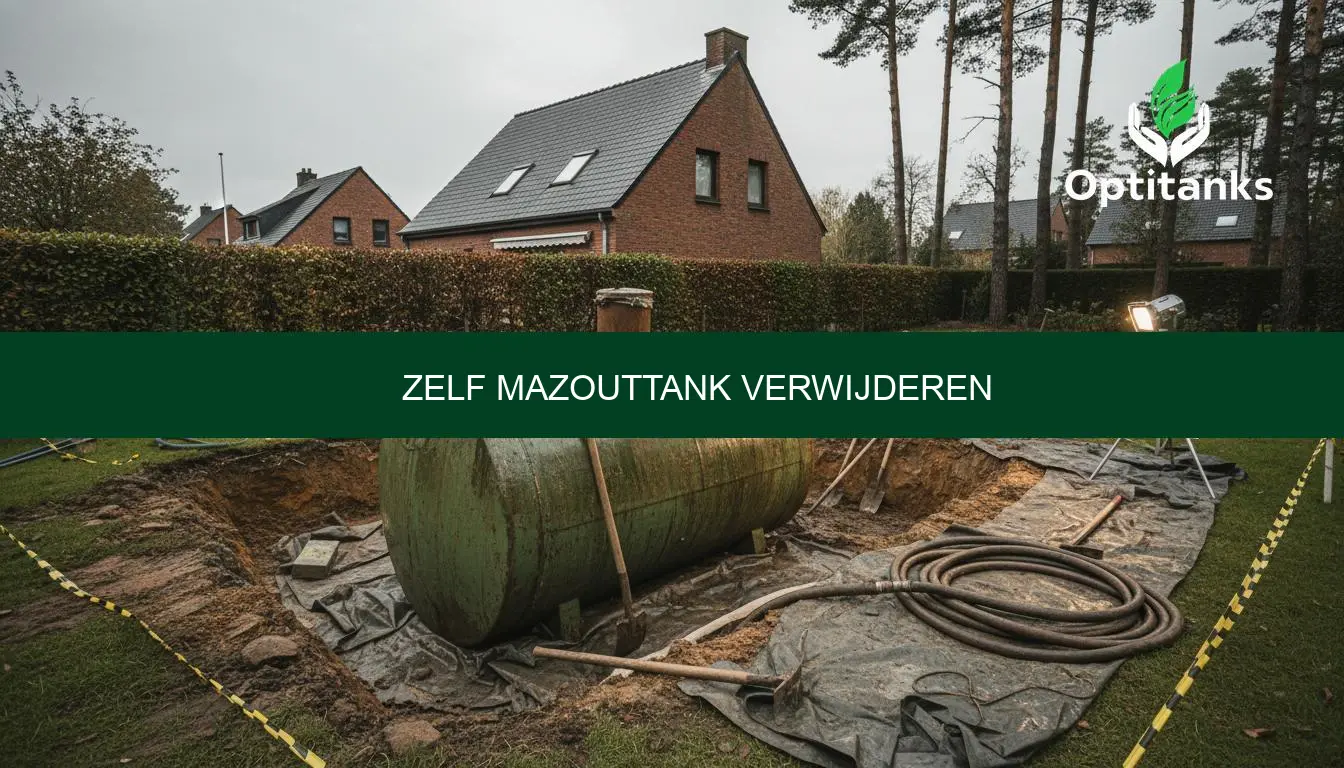 Zelf mazouttank verwijderen: regels, prijs en aanpak